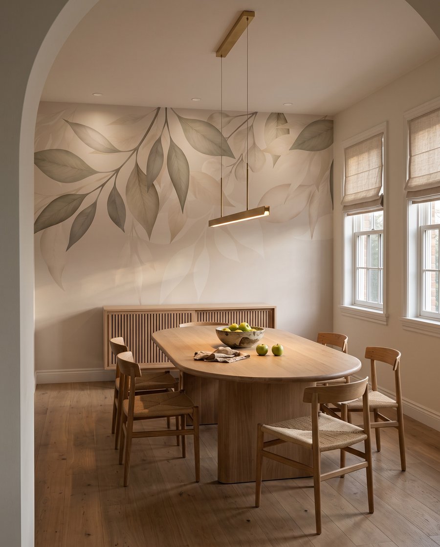 Ramos de folhas pendentes — interior 7
