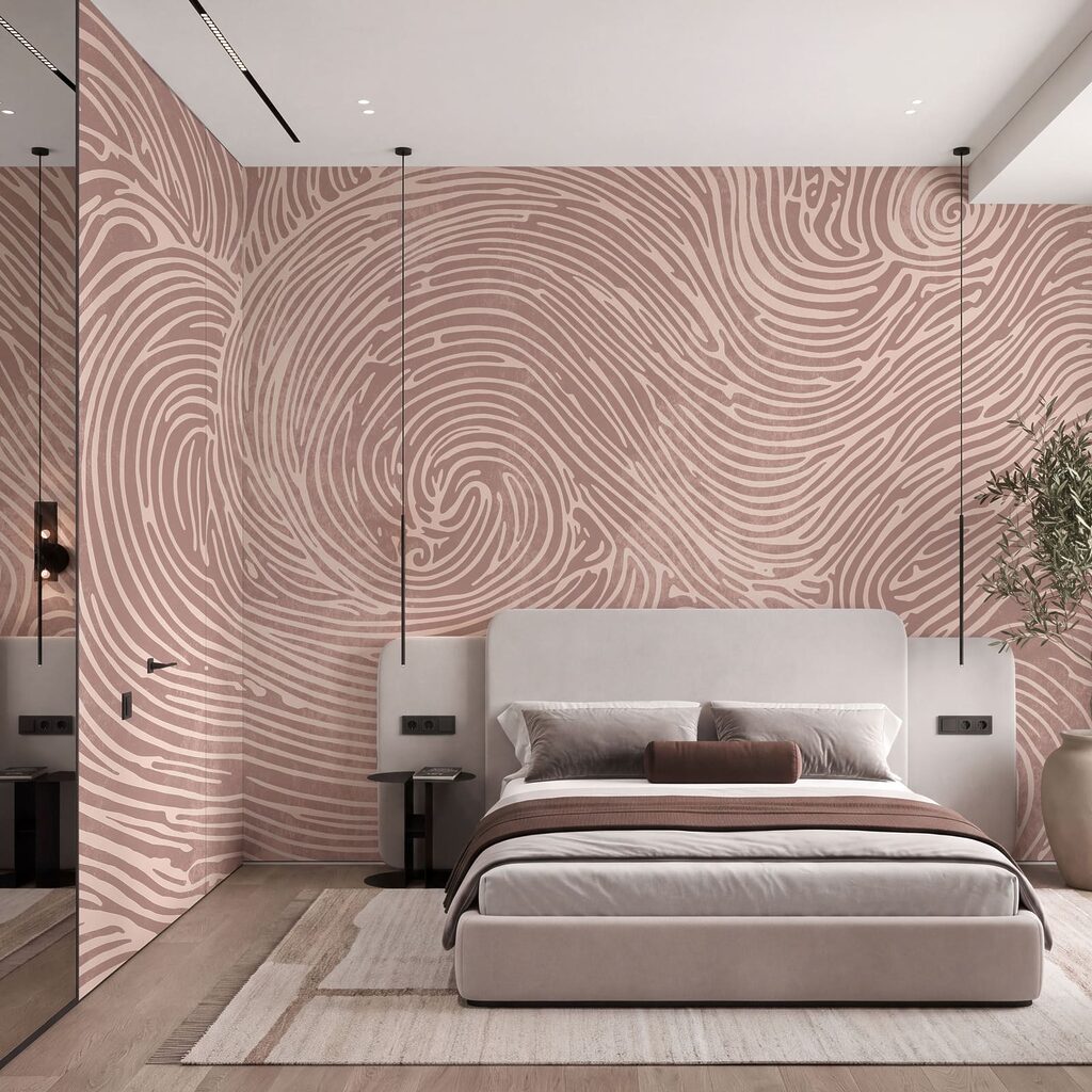 Espirais em linhas onduladas — interior 1