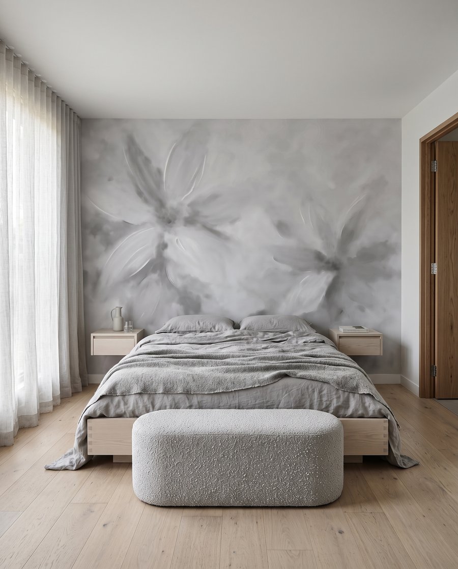 Flores em pinceladas suaves — interior 1