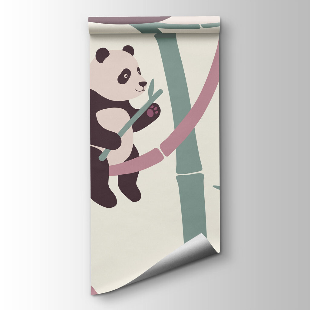 Pandas entre bambus — vista do produto