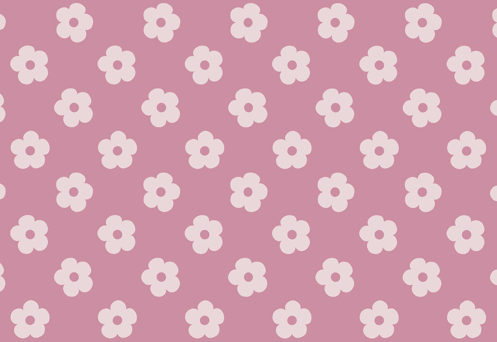 Florzinhas de cinco pétalas — design completo