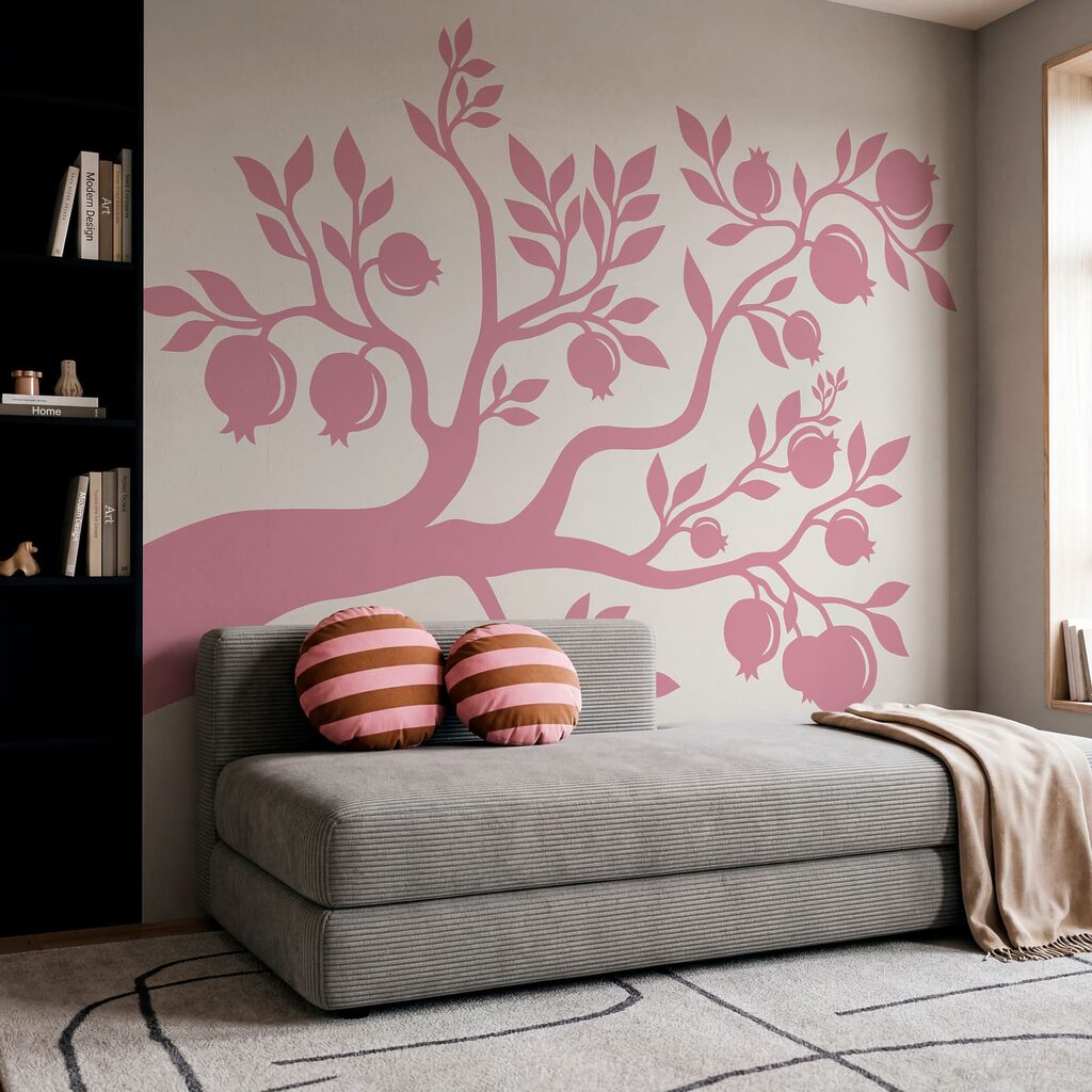 Ramo com romãs — interior 2