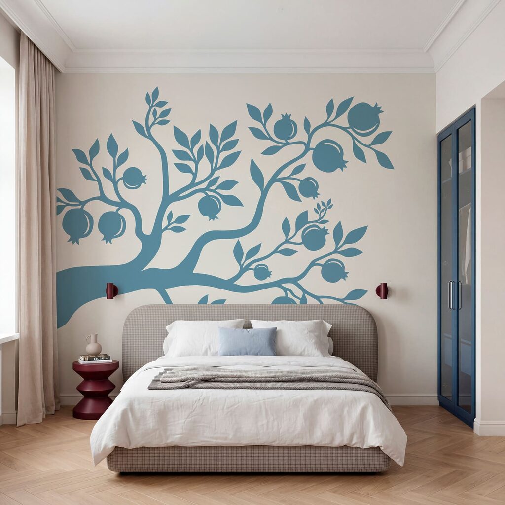 Ramo com romãs — interior 1