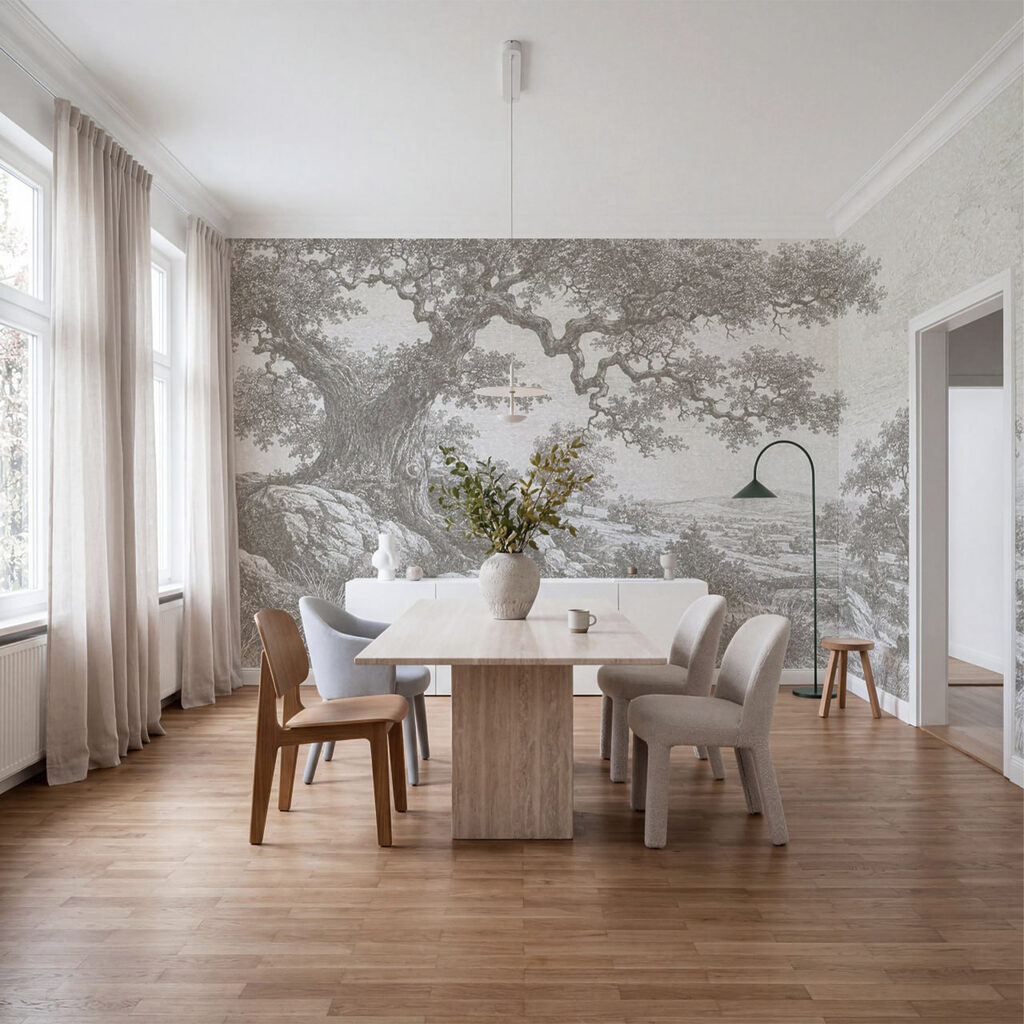 Árvore antiga na paisagem — interior 2
