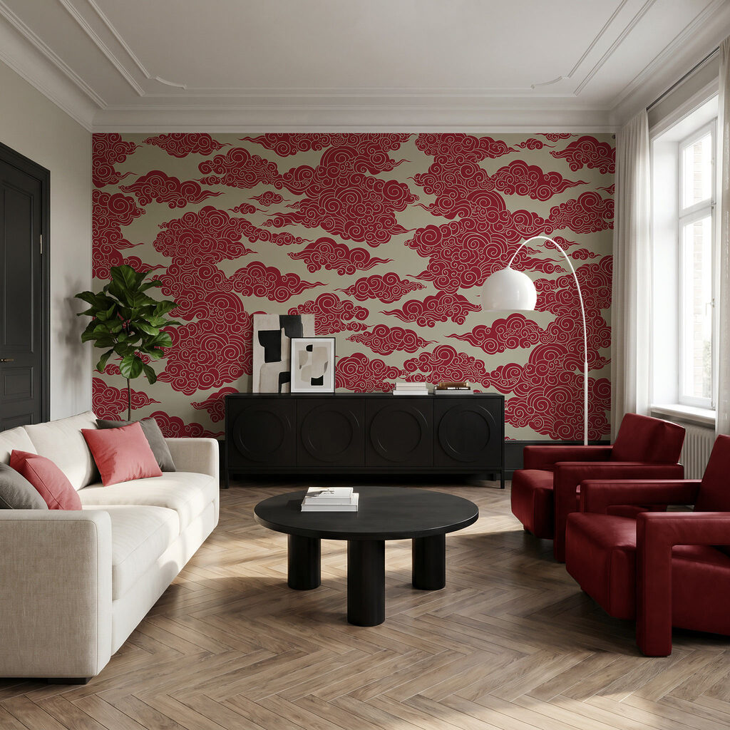Nuvens em volutas — interior 3