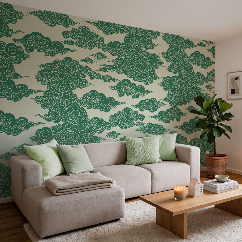 Nuvens em volutas — interior 1