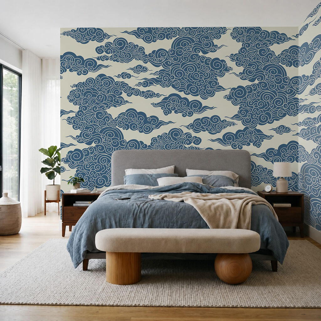 Nuvens em volutas — interior 1