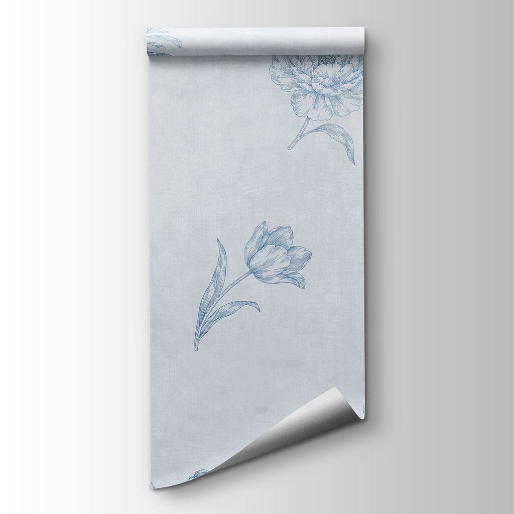 Flores sobre tinta gasta — vista do produto