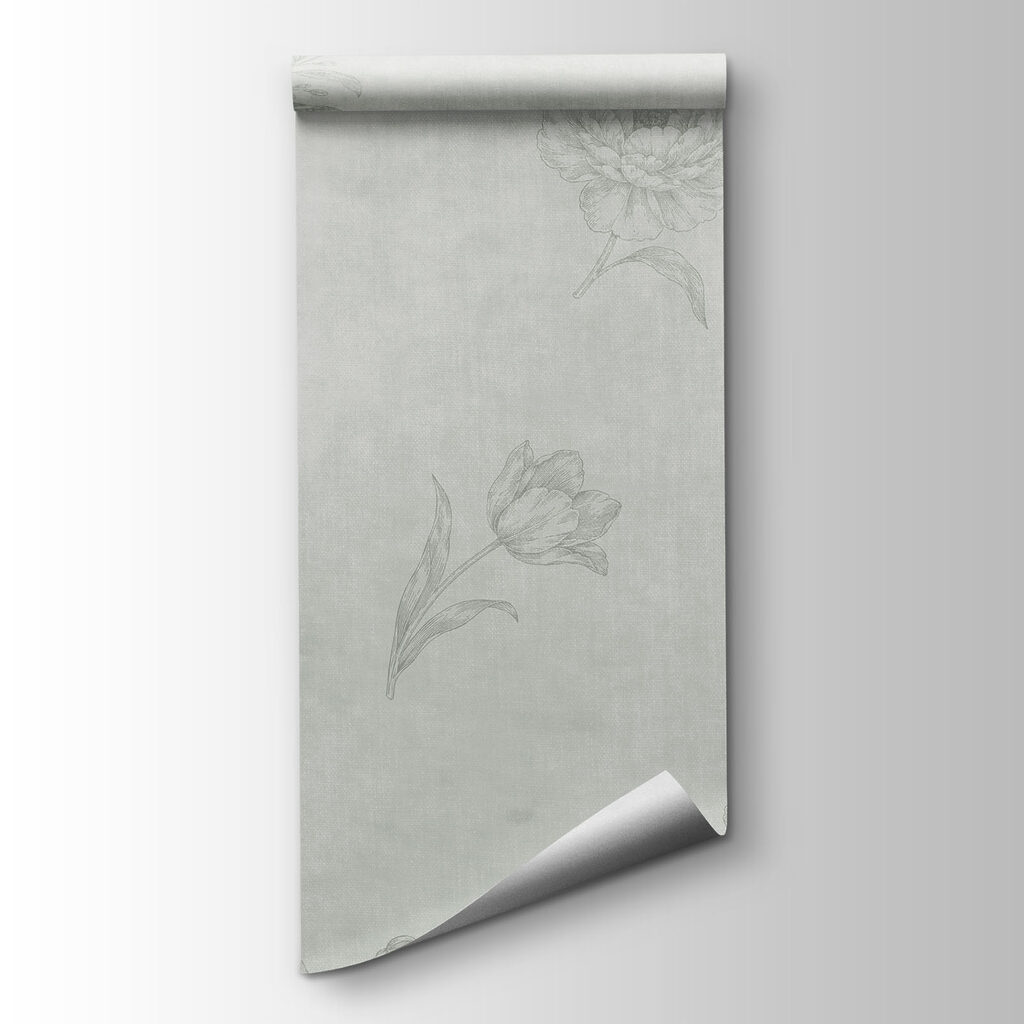 Flores sobre tinta gasta — vista do produto