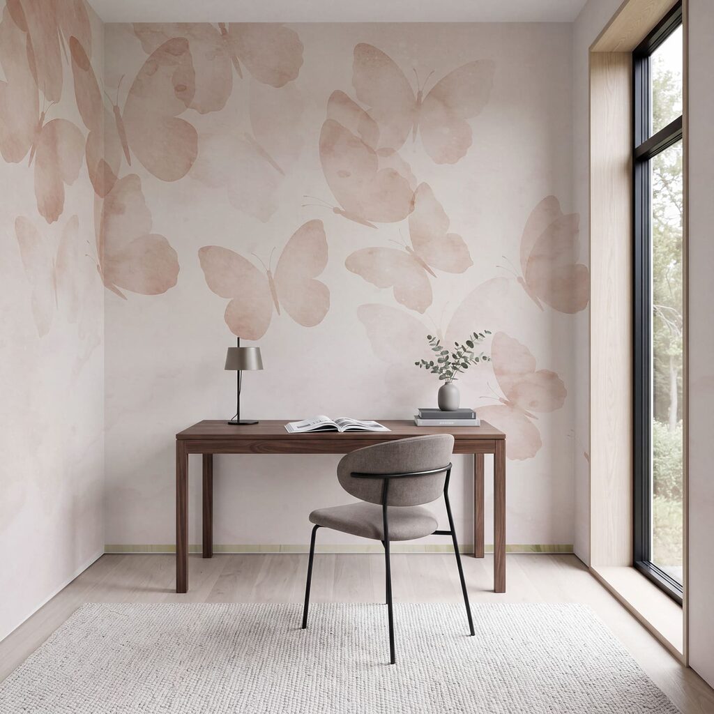 Borboletas entre nuvens suaves — interior 5