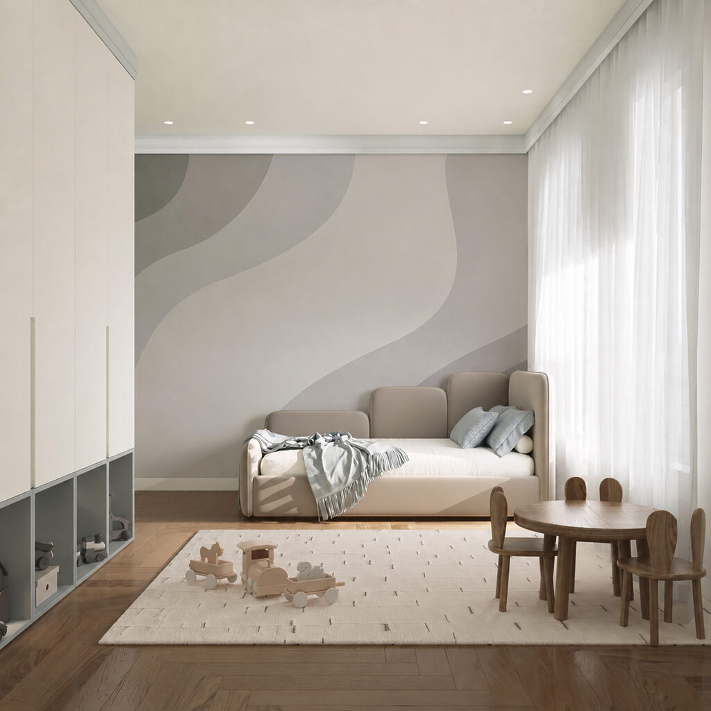 Faixas largas onduladas — interior 3