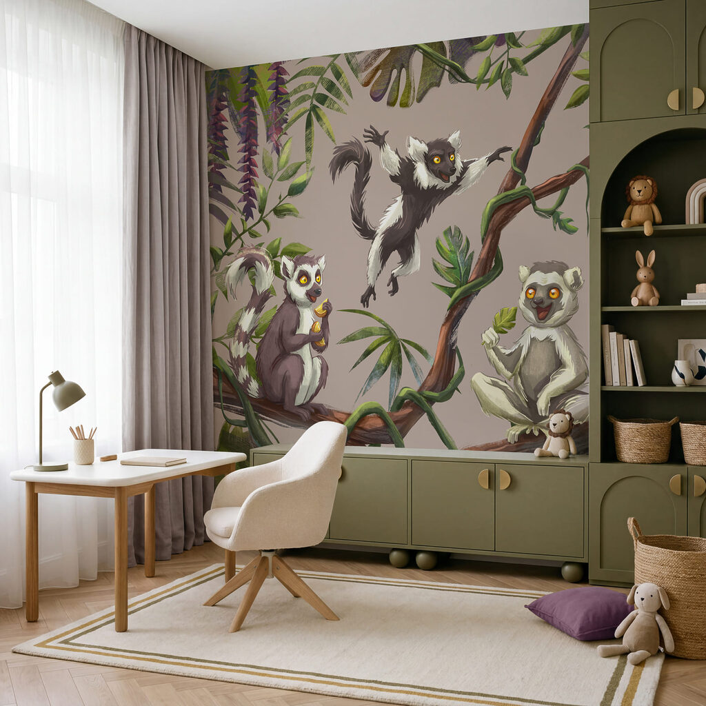 Lémures com olhar brincalhão — interior 2