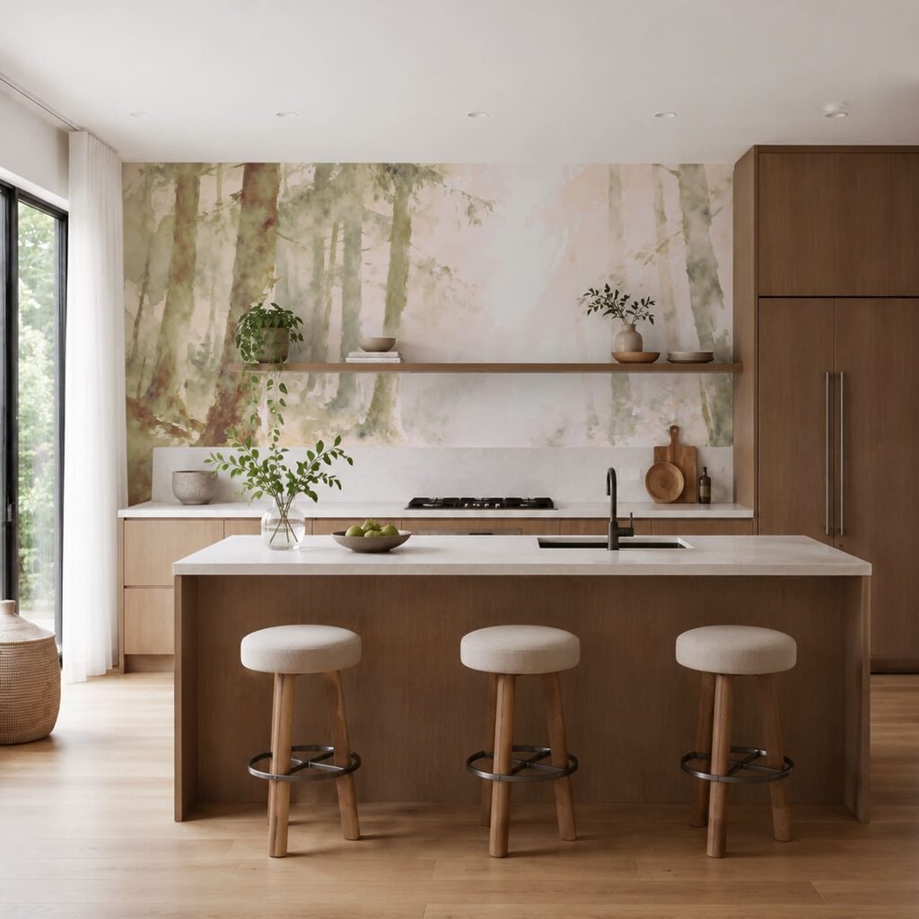 Ribeiro entre pedras redondas — interior 3