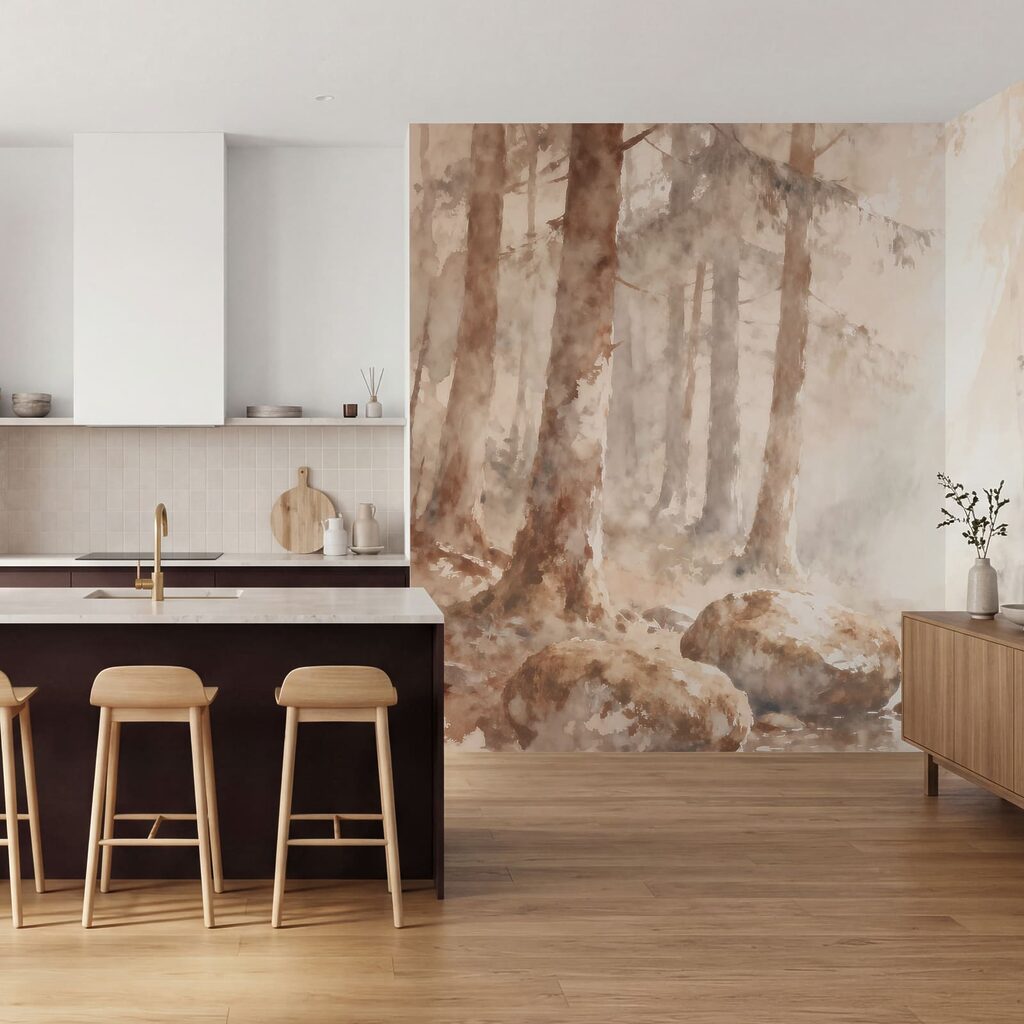Ribeiro entre pedras redondas — interior 1