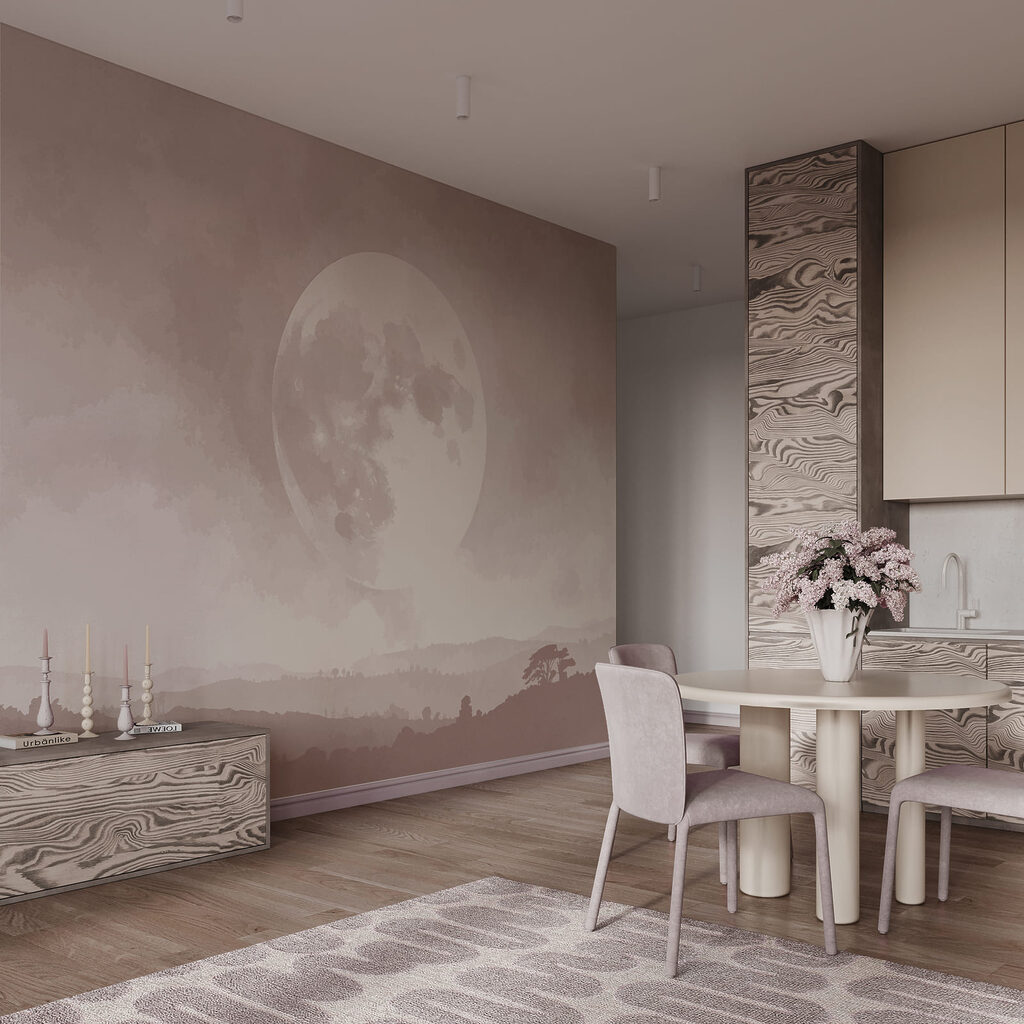 Lua sobre o bosque — interior 3