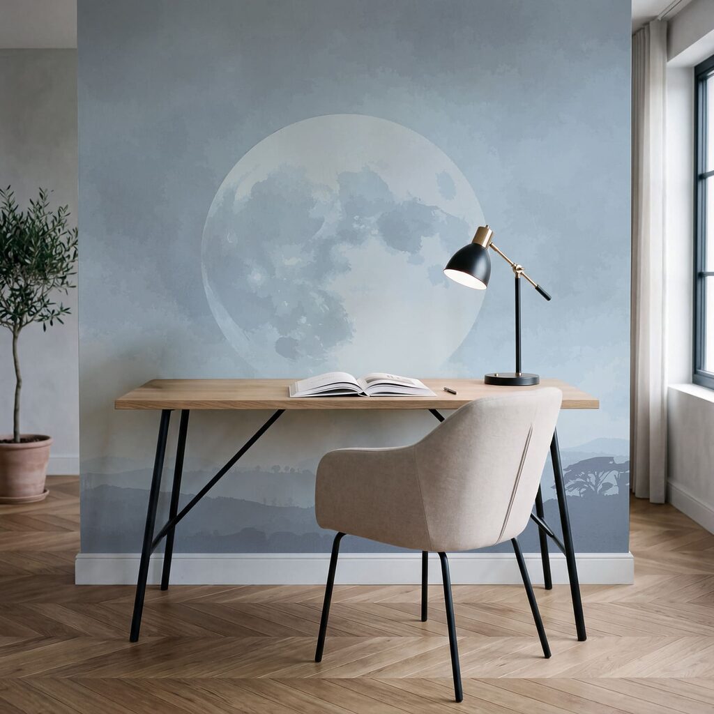 Lua sobre o bosque — interior 3