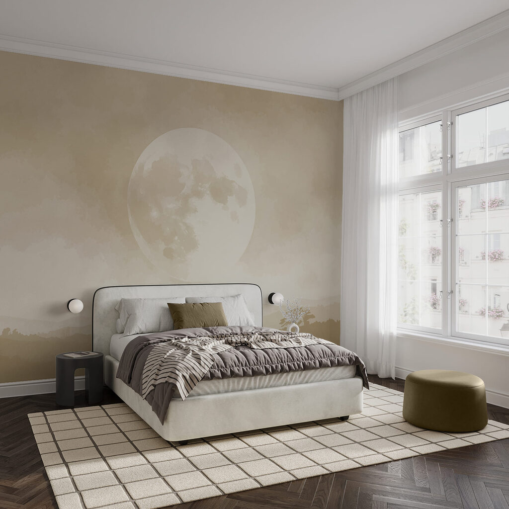 Lua sobre o bosque — interior 1