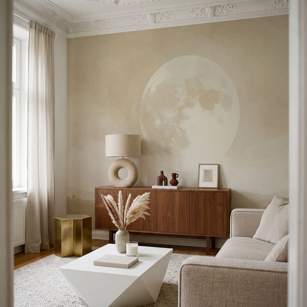 Lua sobre o bosque — interior 2