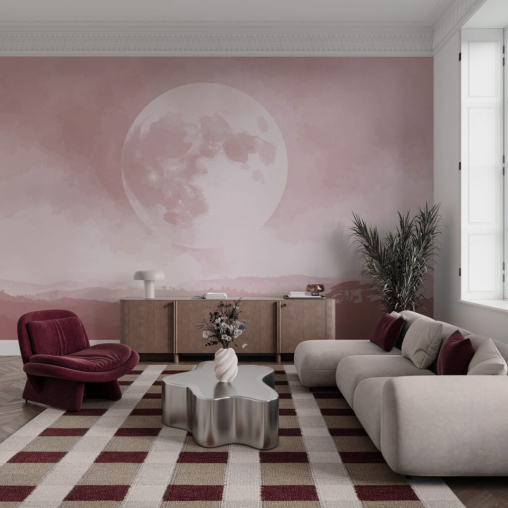 Lua sobre o bosque — interior 1