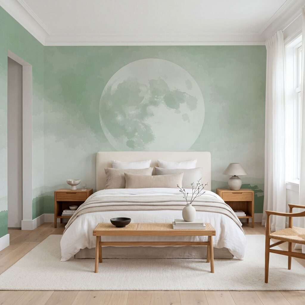 Lua sobre o bosque — interior 1