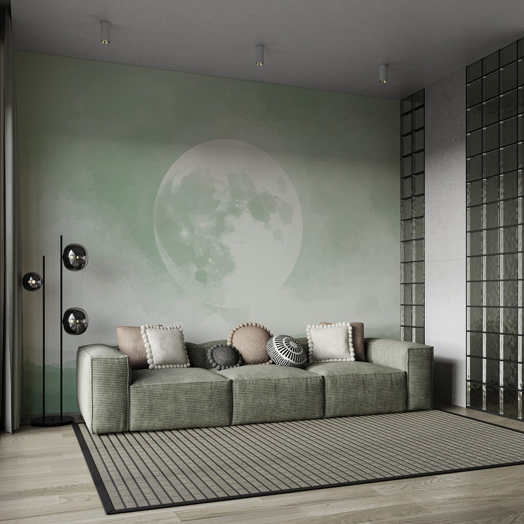 Lua sobre o bosque — interior 2