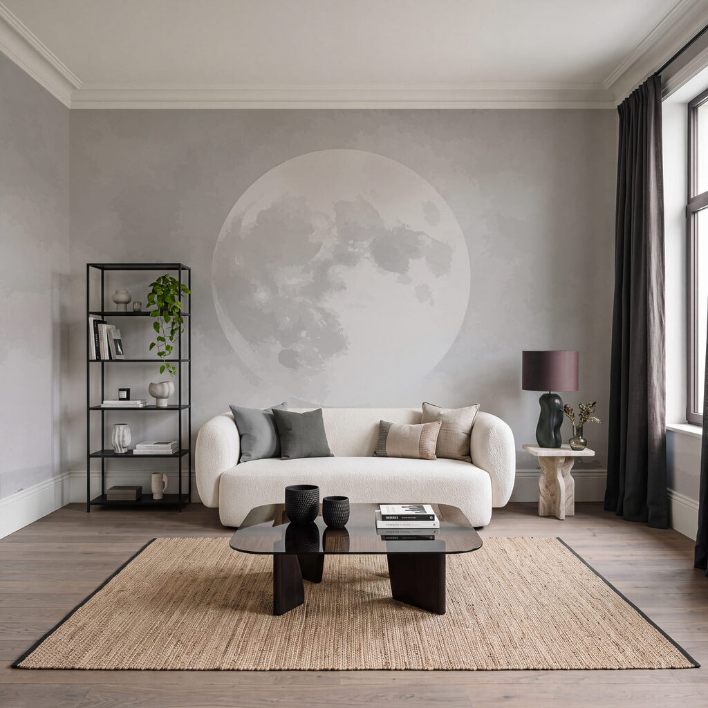 Lua sobre o bosque — interior 2