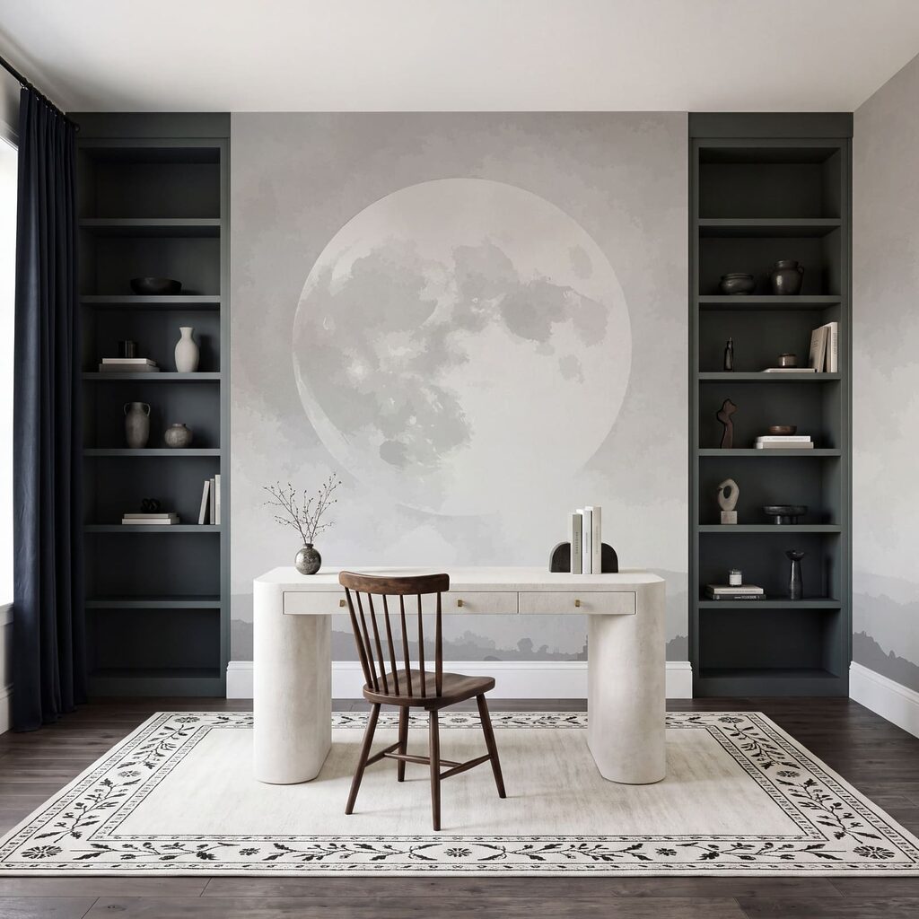Lua sobre o bosque — interior 3
