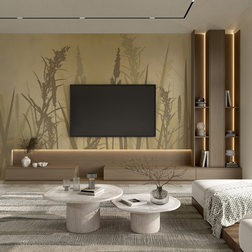 Hastes altas na sombra — interior 2