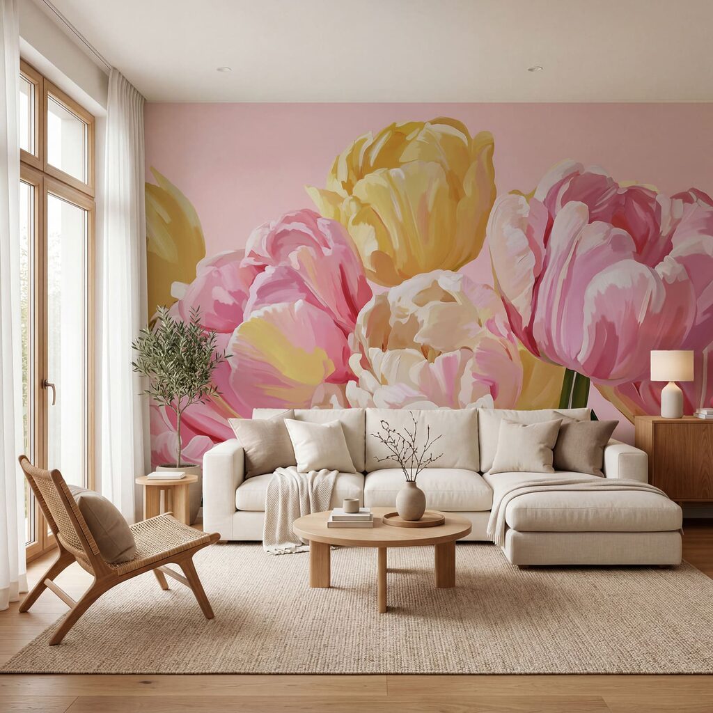 Braçado de tulipas — interior 3