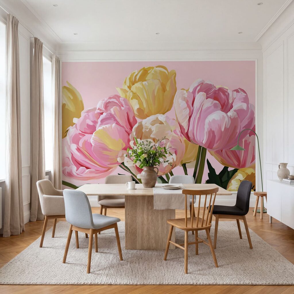 Braçado de tulipas — interior 4