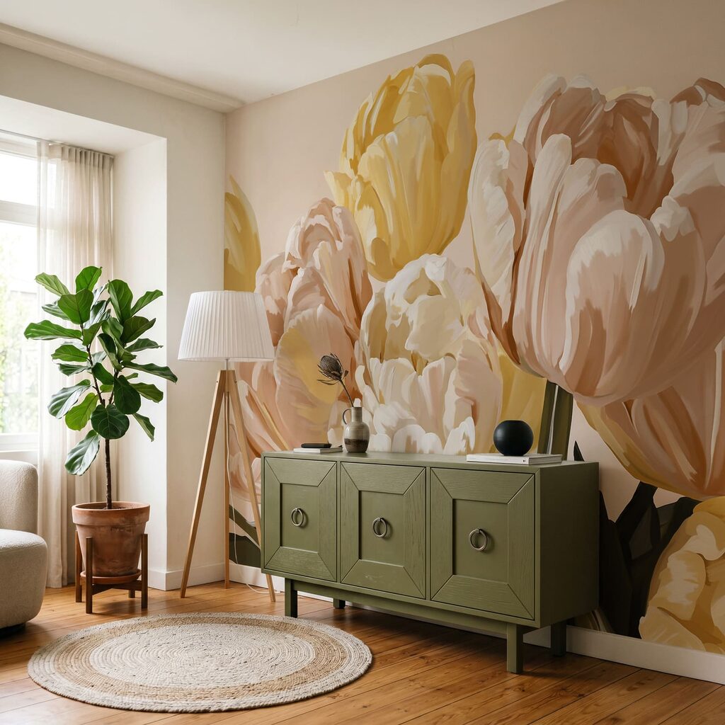Braçado de tulipas — interior 3