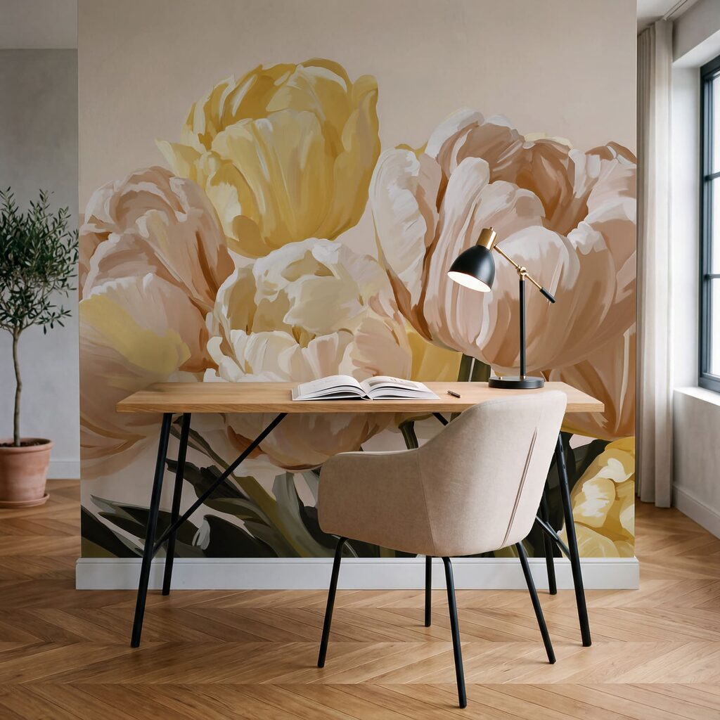 Braçado de tulipas — interior 1