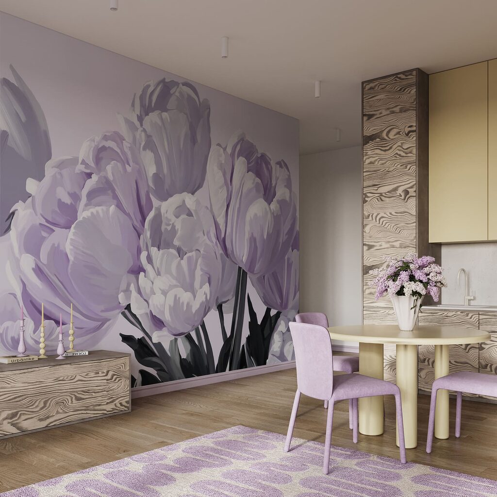Braçado de tulipas — interior 3