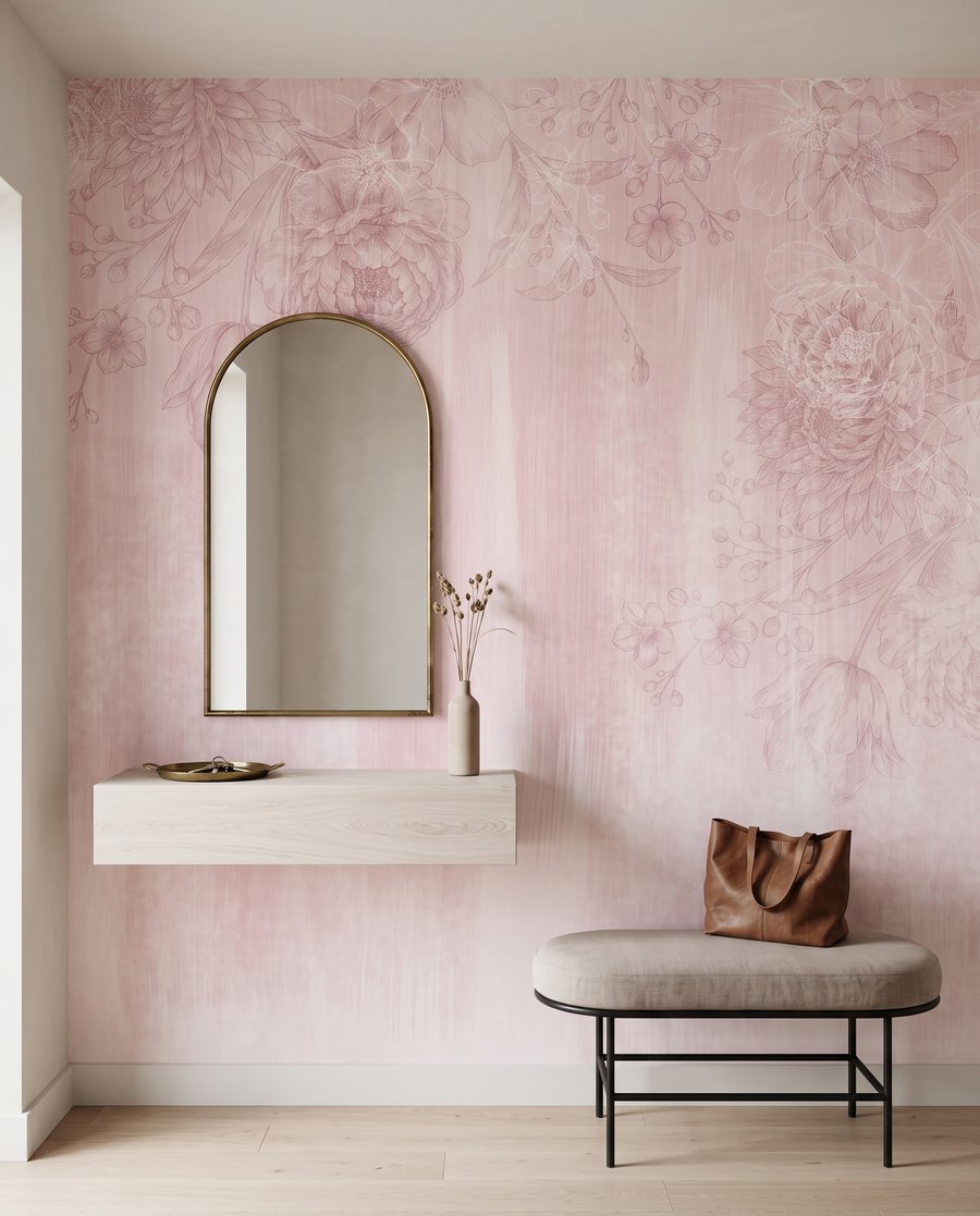 Flores finas sobre tinta — interior 4