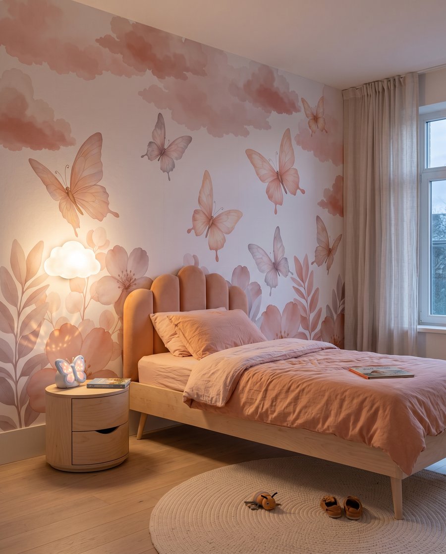 Borboletas sobre flores — interior 5