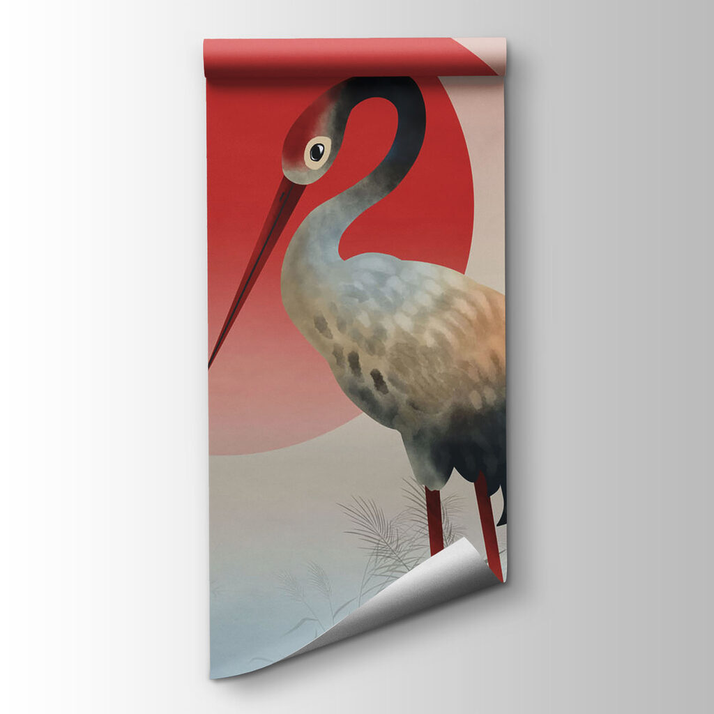 Duas aves ao entardecer — vista do produto