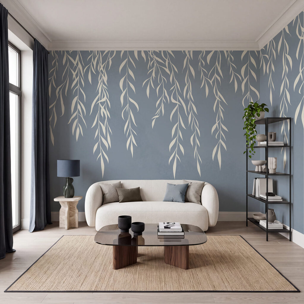 Ramos brancos pendentes — interior 1