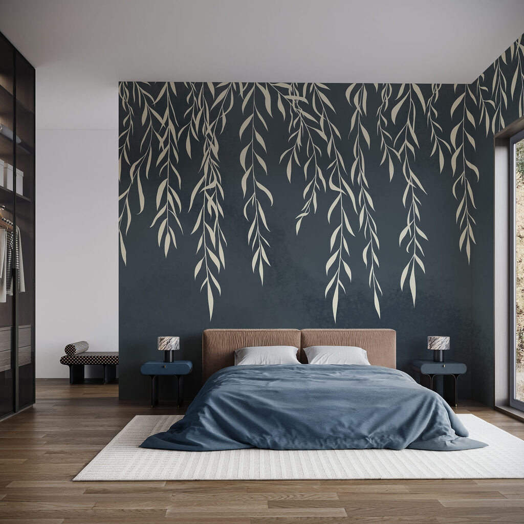 Ramos brancos pendentes — interior 2