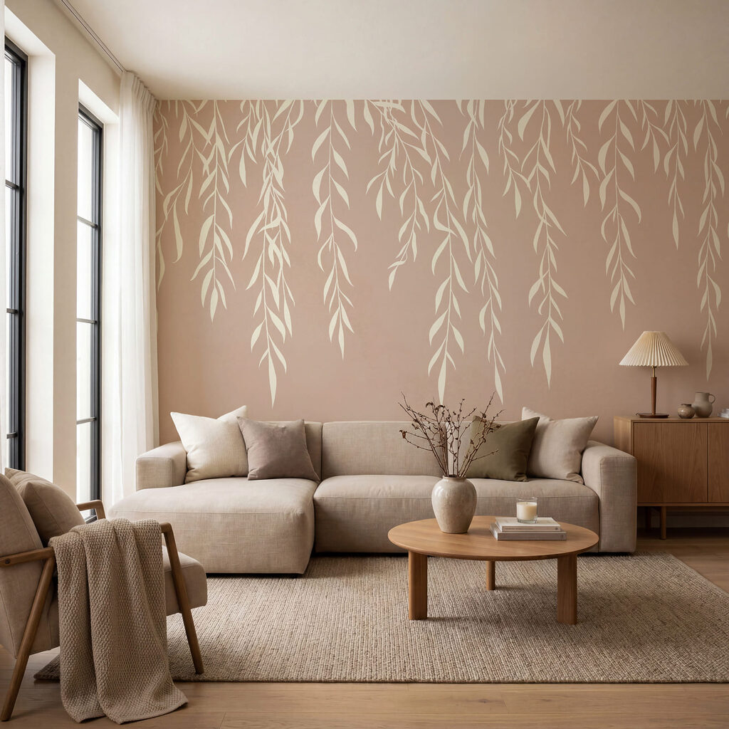 Ramos brancos pendentes — interior 1