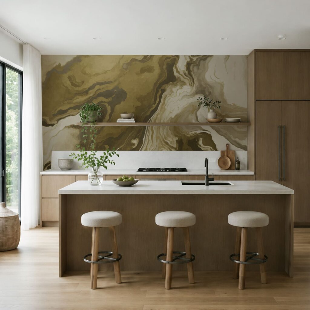 Veios fluidos de cor — interior 1