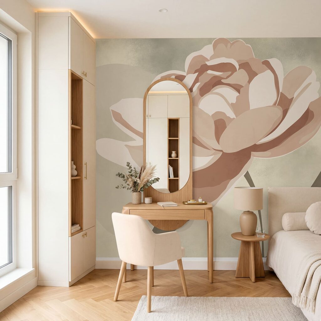 Flor sobre cor — interior 2