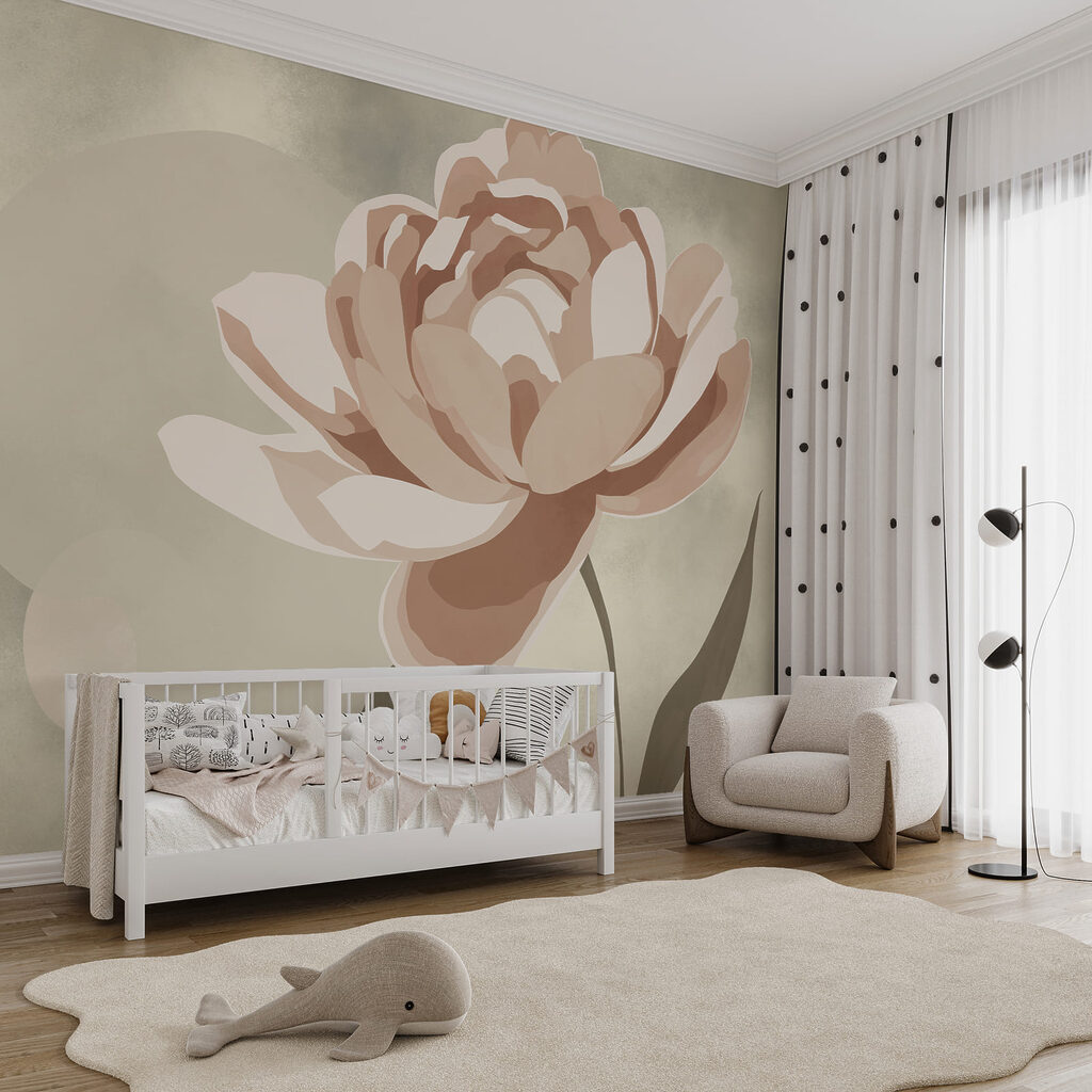 Flor sobre cor — interior 3