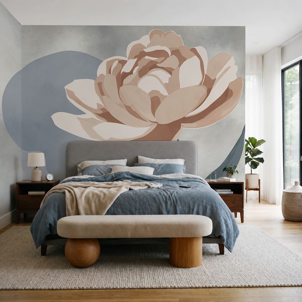Flor sobre cor — interior 2