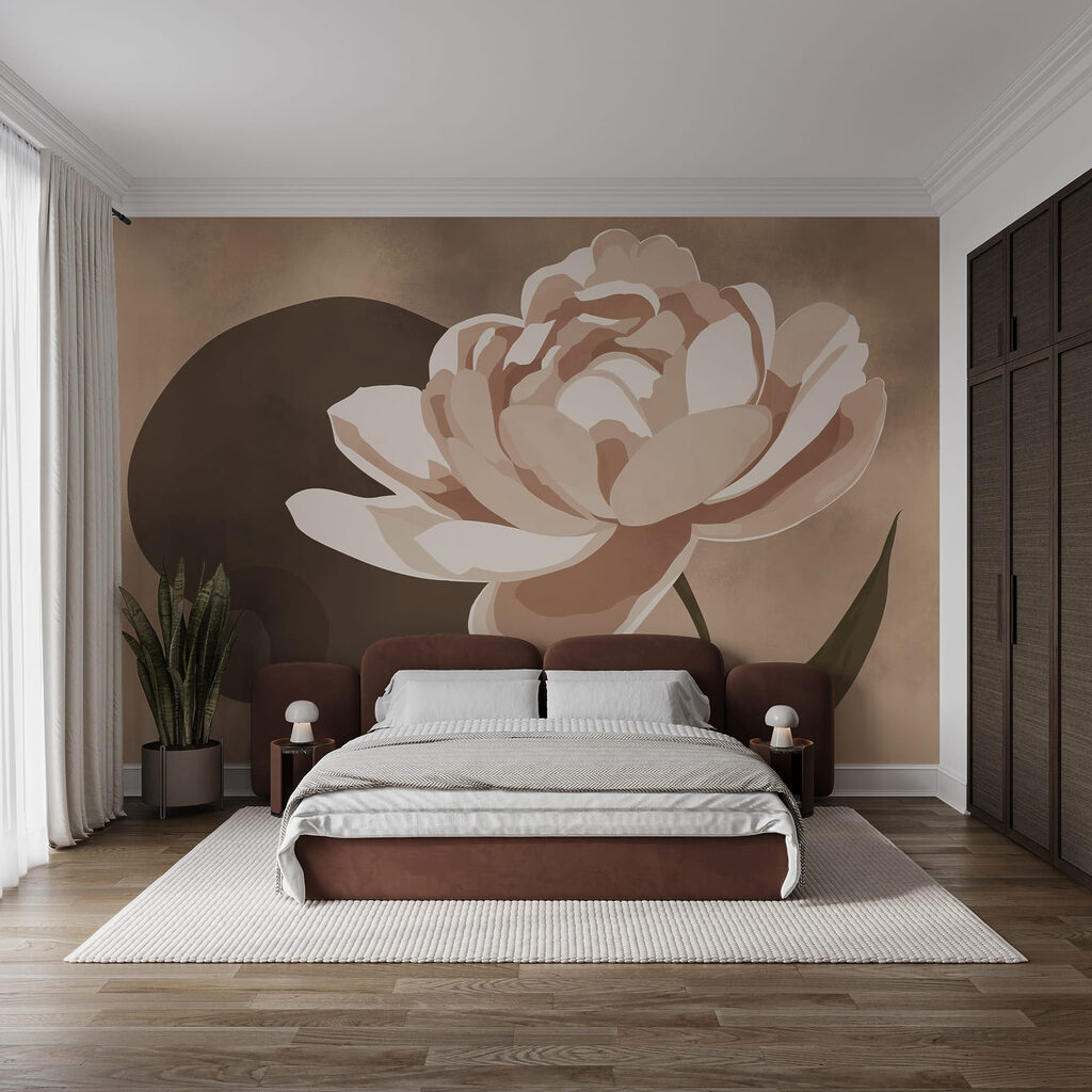 Flor sobre cor — interior 1