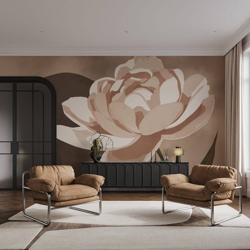 Flor sobre cor — interior 2