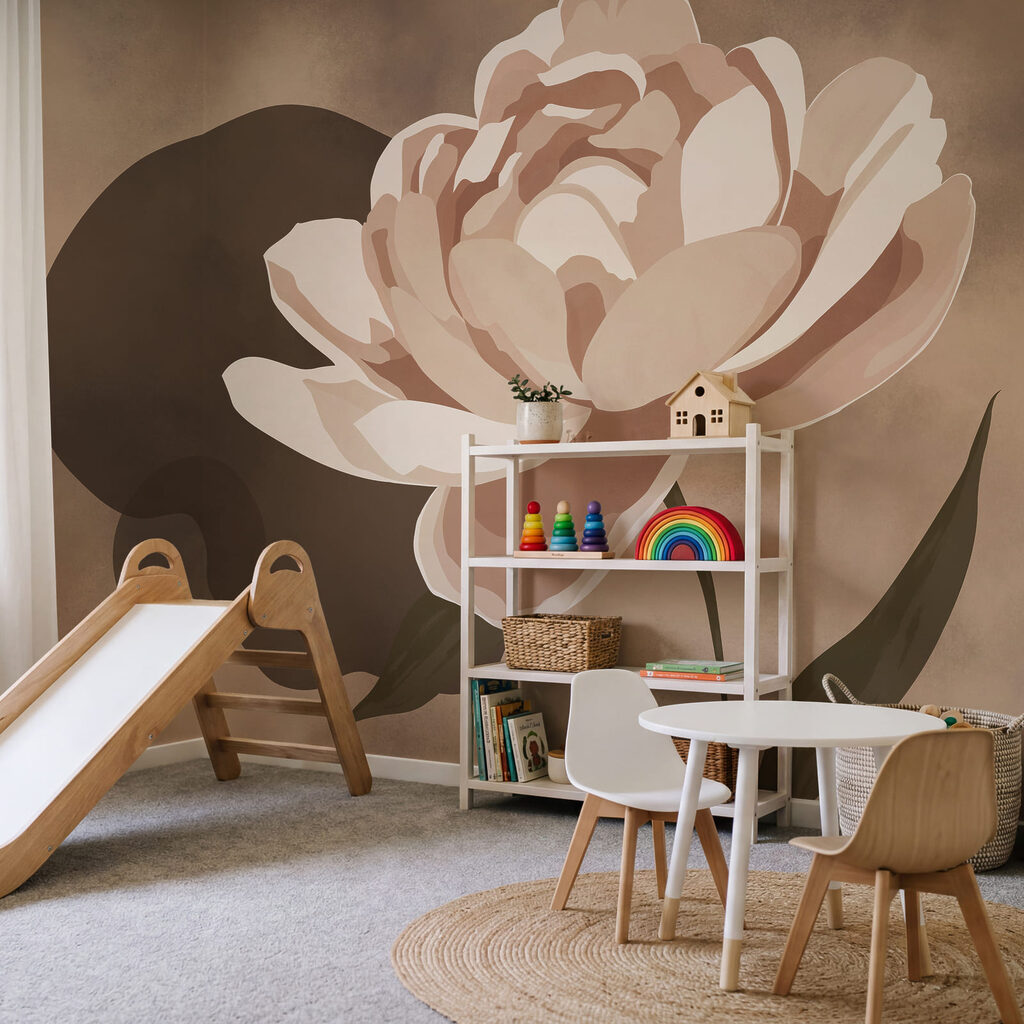Flor sobre cor — interior 3