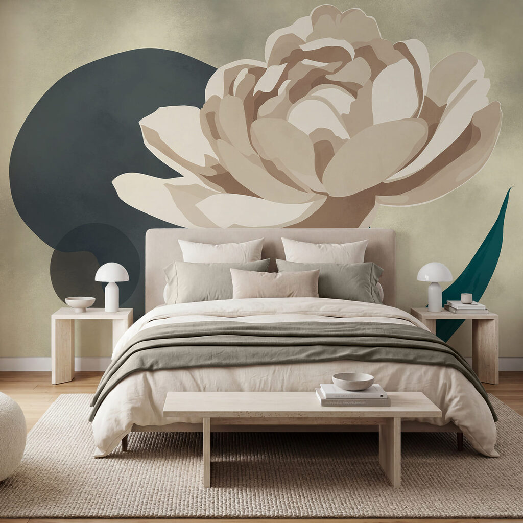Flor sobre cor — interior 2