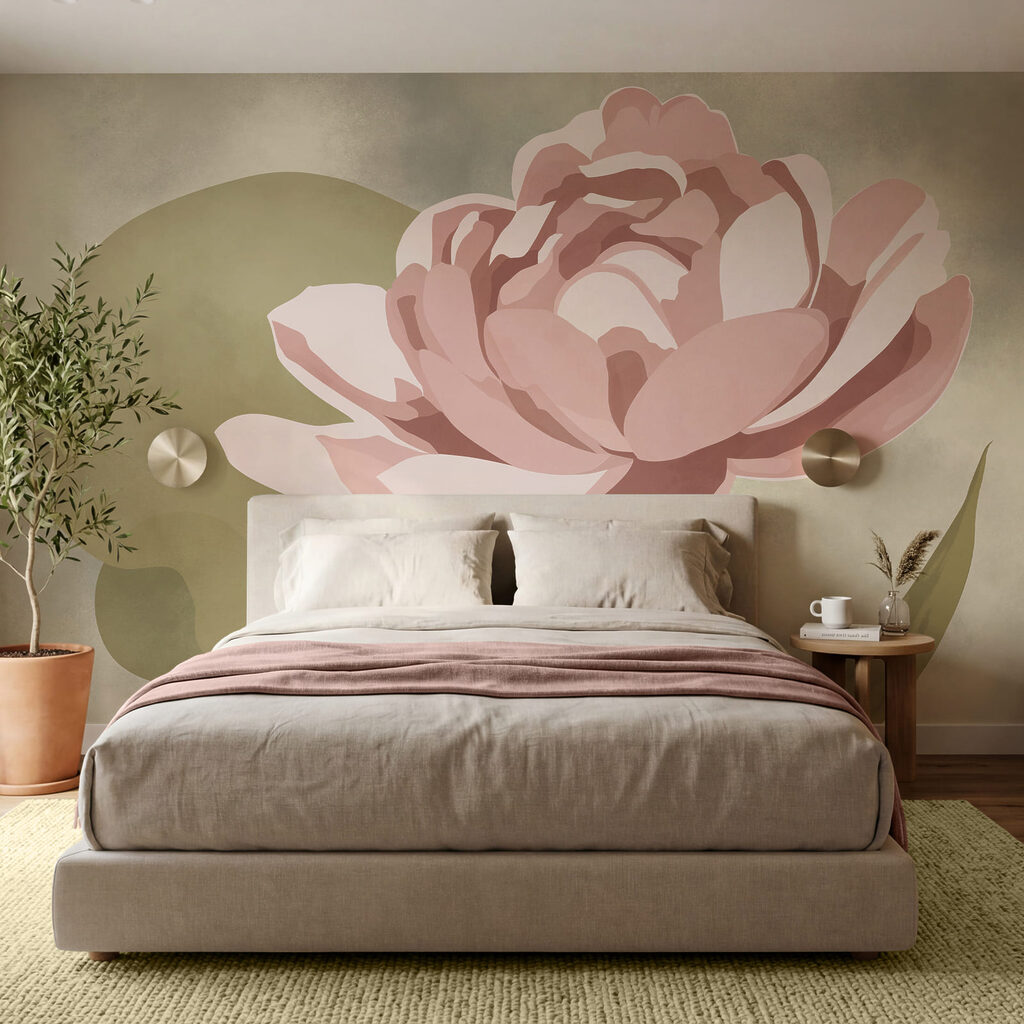 Flor sobre cor — interior 2