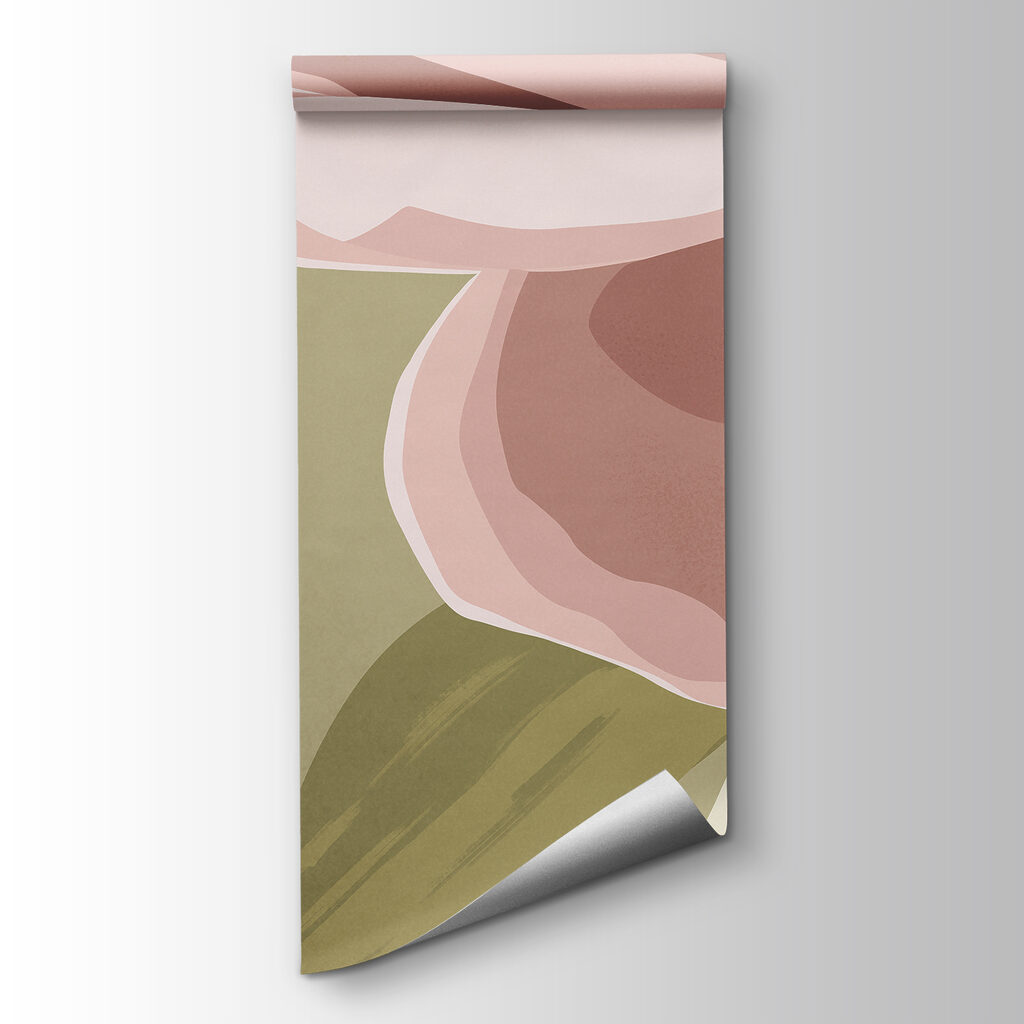 Flor sobre cor — vista do produto
