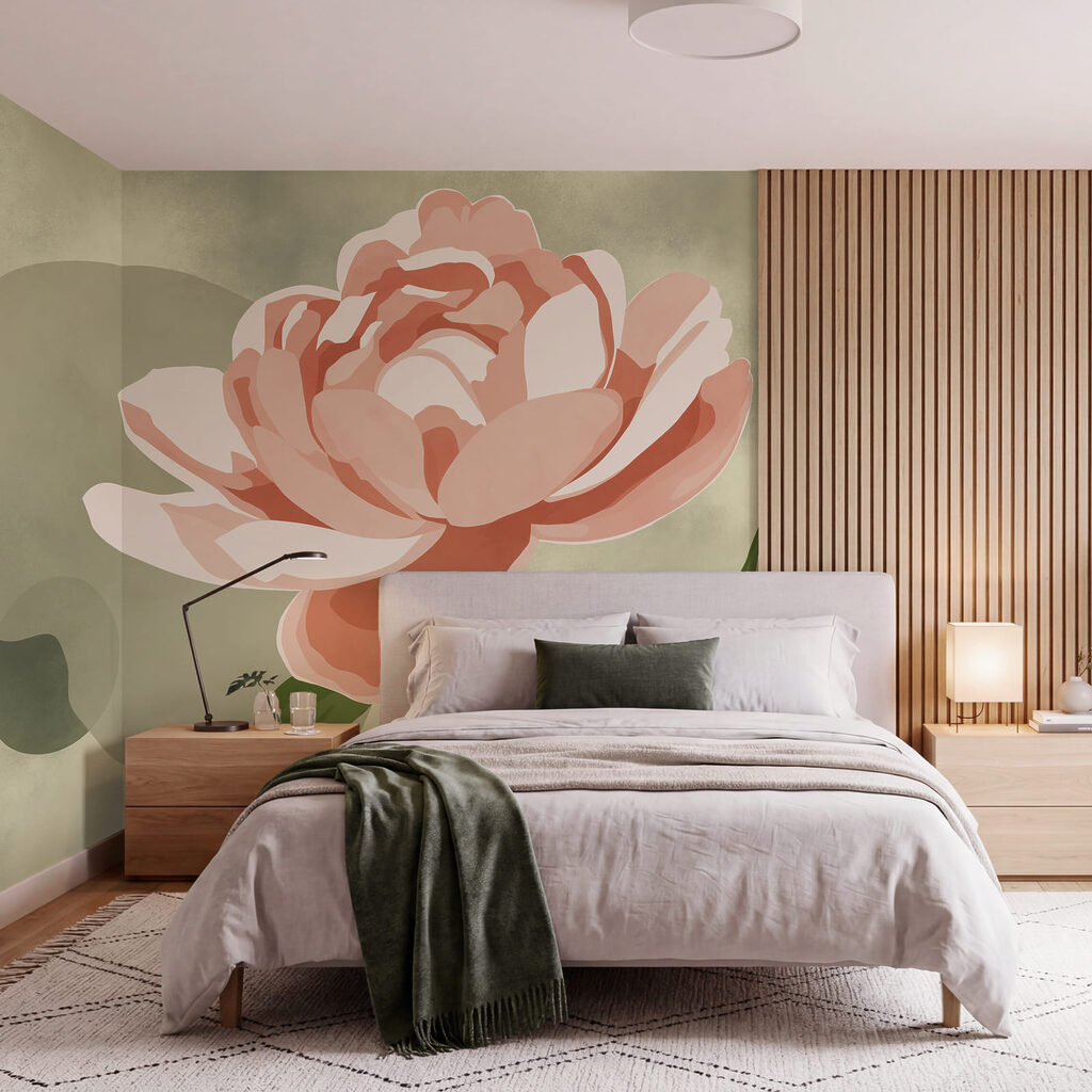 Flor sobre cor — interior 2